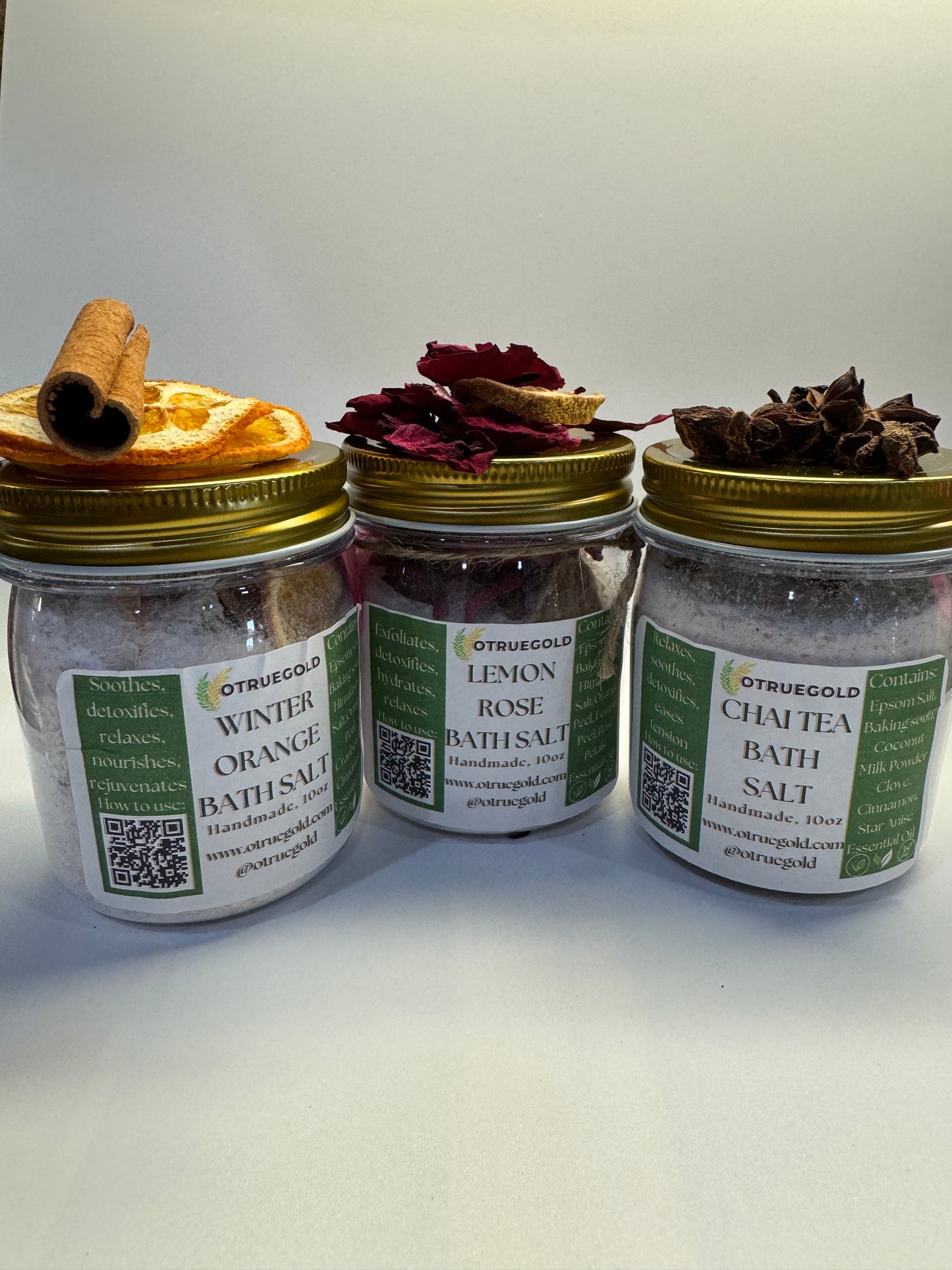 Natural herbal Bath Salt - Epsom Salt, Baking Soda, Himalayan Salt, Essential oils