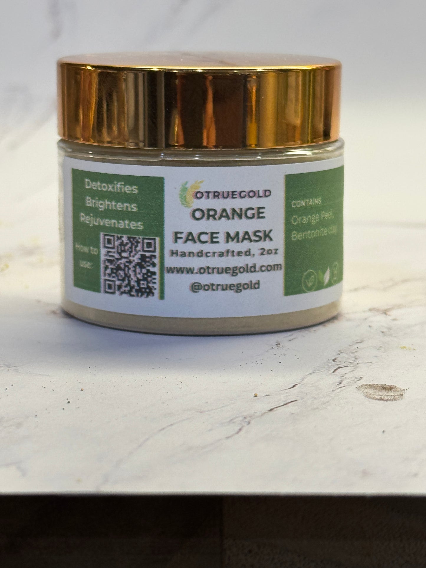 Orange Powder Facial Masks