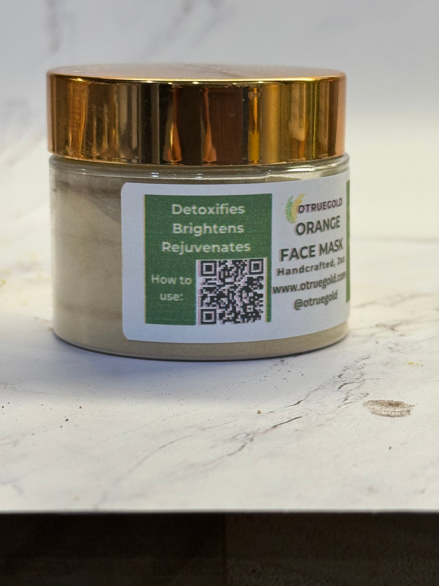 Orange Powder Facial Masks