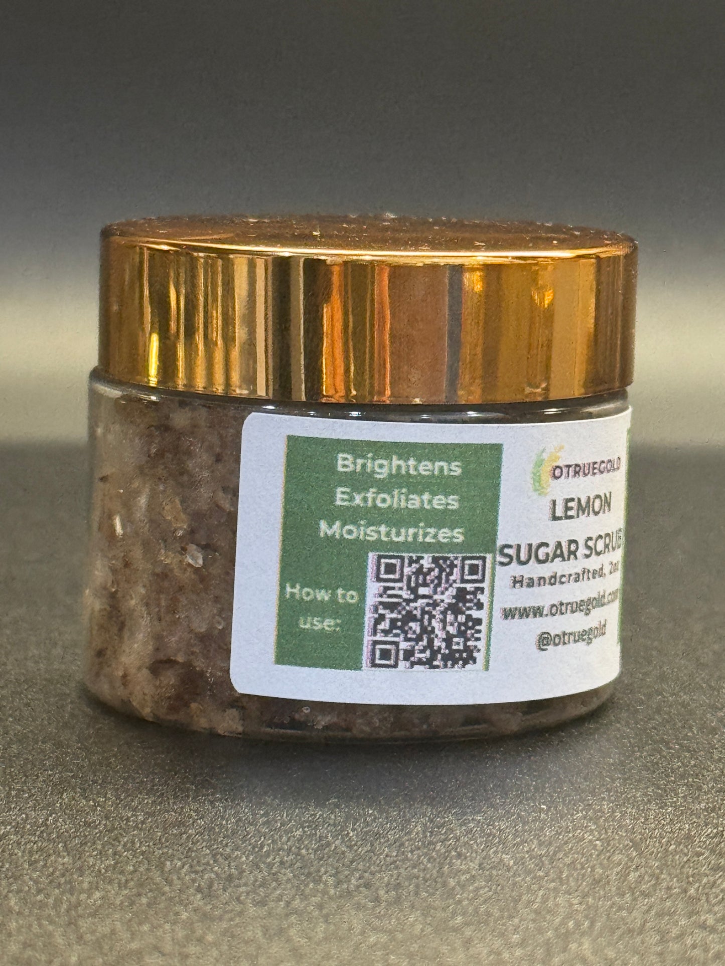 Lemon Honey Essential Oil Sugar Scrub
