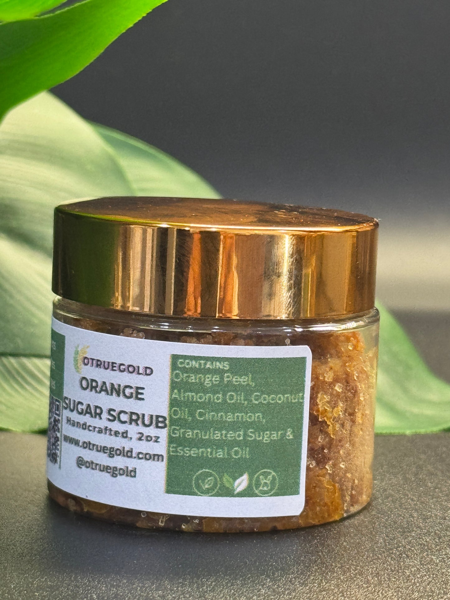 Orange Cinnamon Essential Oil Sugar Scrub