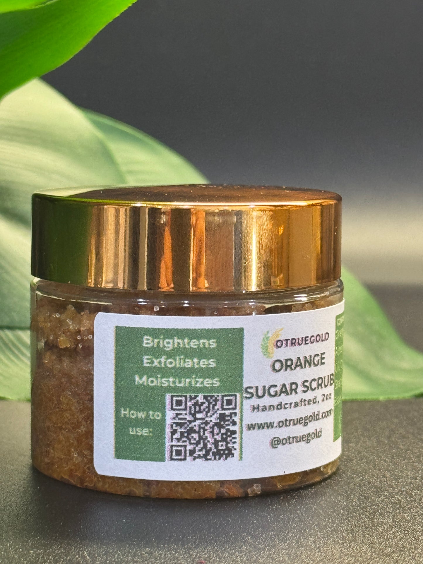 Orange Cinnamon Essential Oil Sugar Scrub