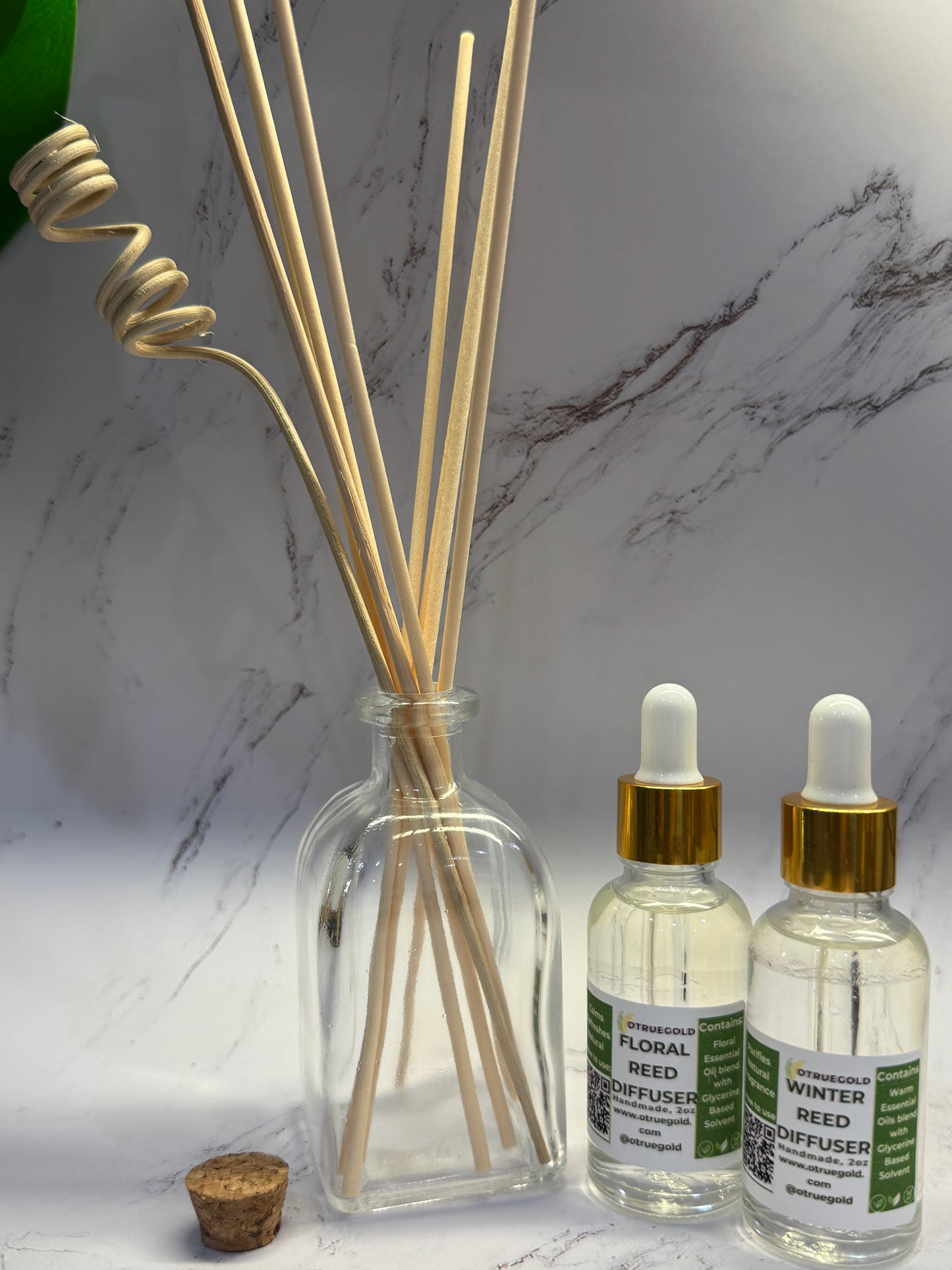 All Natural Reed Oil Diffuser + Reed Sticks