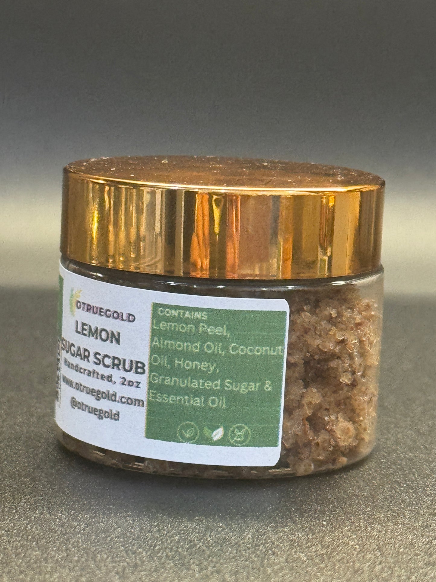Lemon Honey Essential Oil Sugar Scrub