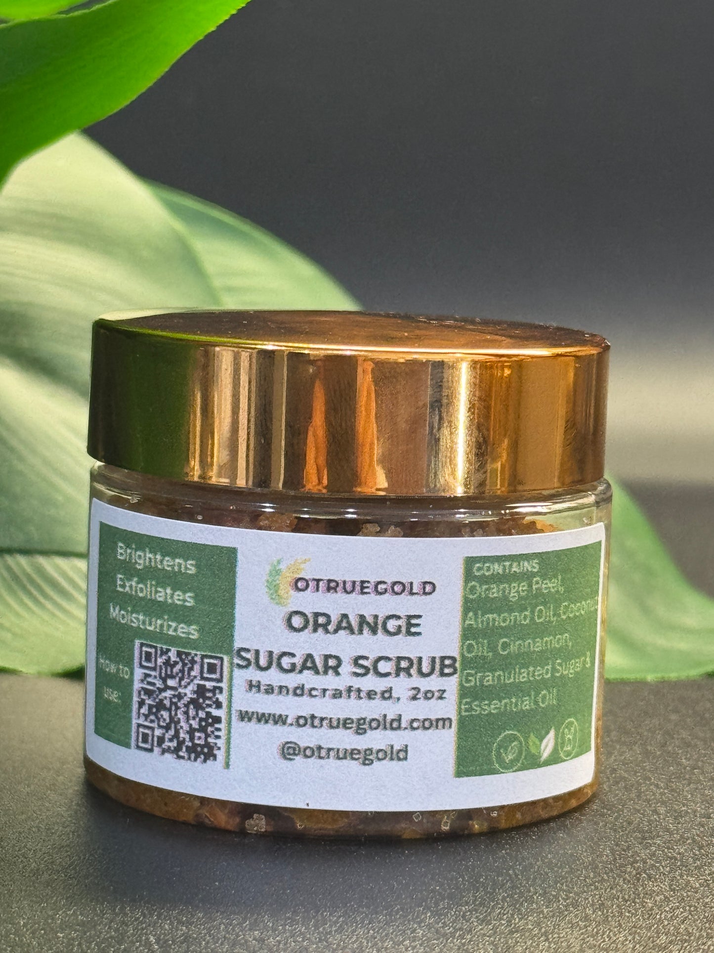Orange Cinnamon Essential Oil Sugar Scrub