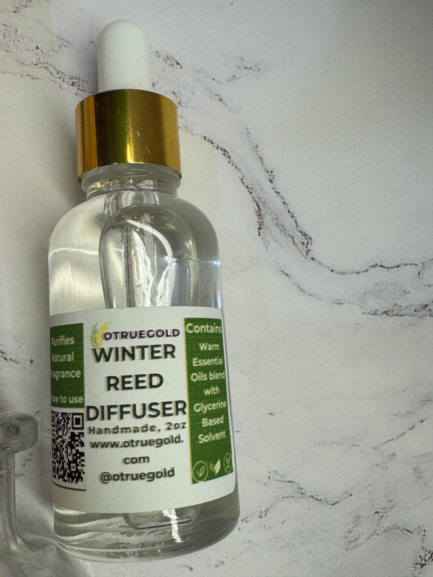 All Natural Reed Oil Diffuser + Reed Sticks